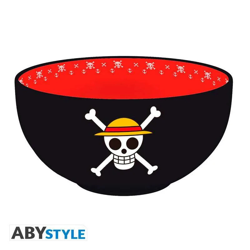 One Piece Skulls Skål – Perfekt för Piratfrukost - Robotto