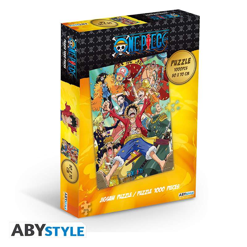 One Piece Straw Hat Crew Pussel 1000 Bitar abystyle studio