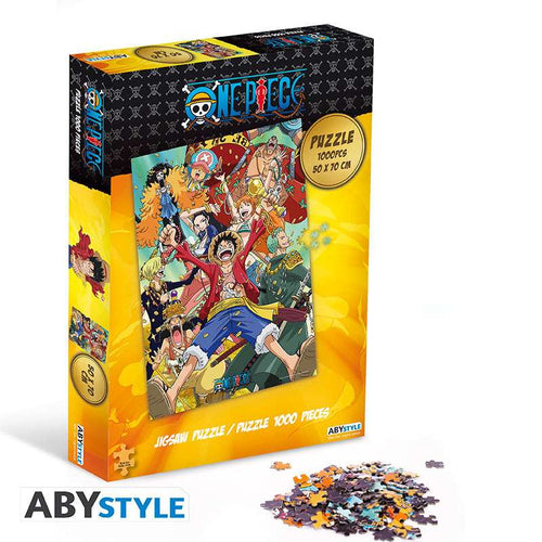 One Piece Straw Hat Crew Pussel 1000 Bitar abystyle studio