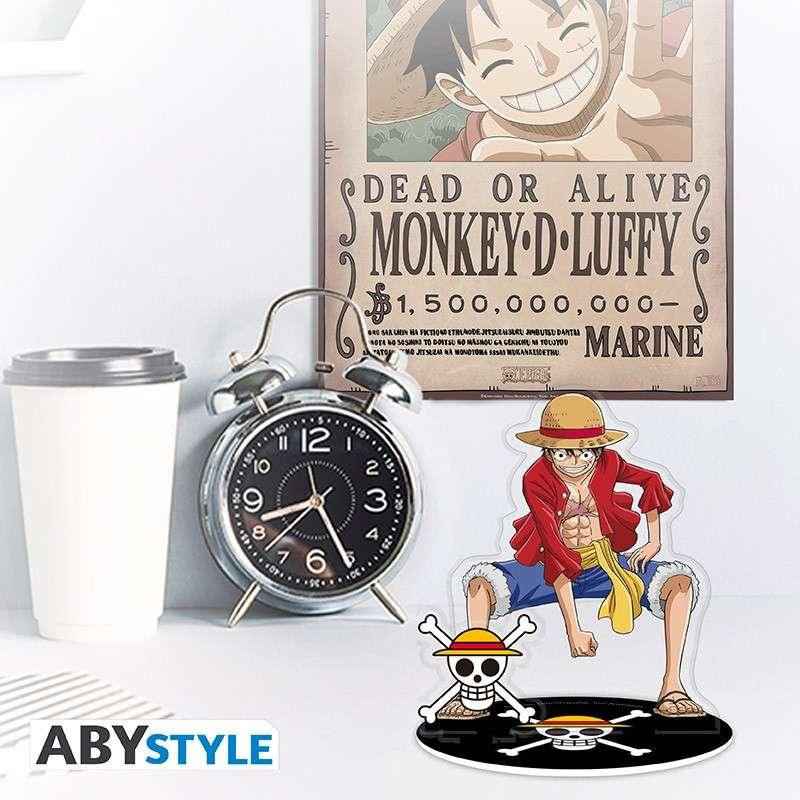 One Piece Luffy Set: Mugg, Postkort och Acryl - Robotto