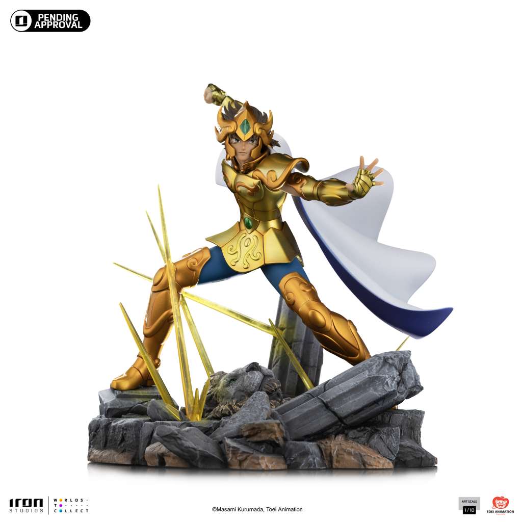 Saint Seiya Leo Aiolia 1/10 Figur iron studios