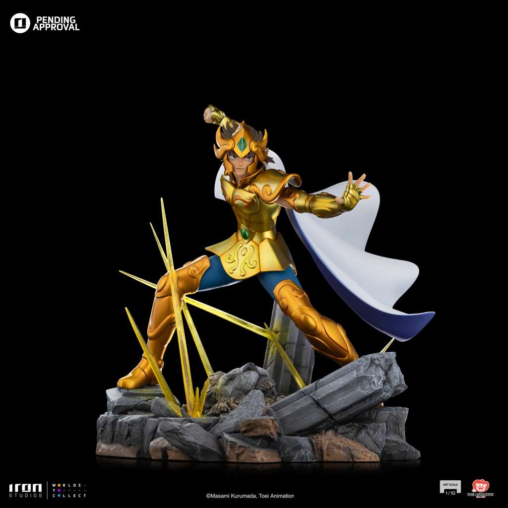 Saint Seiya Leo Aiolia 1/10 Figur iron studios