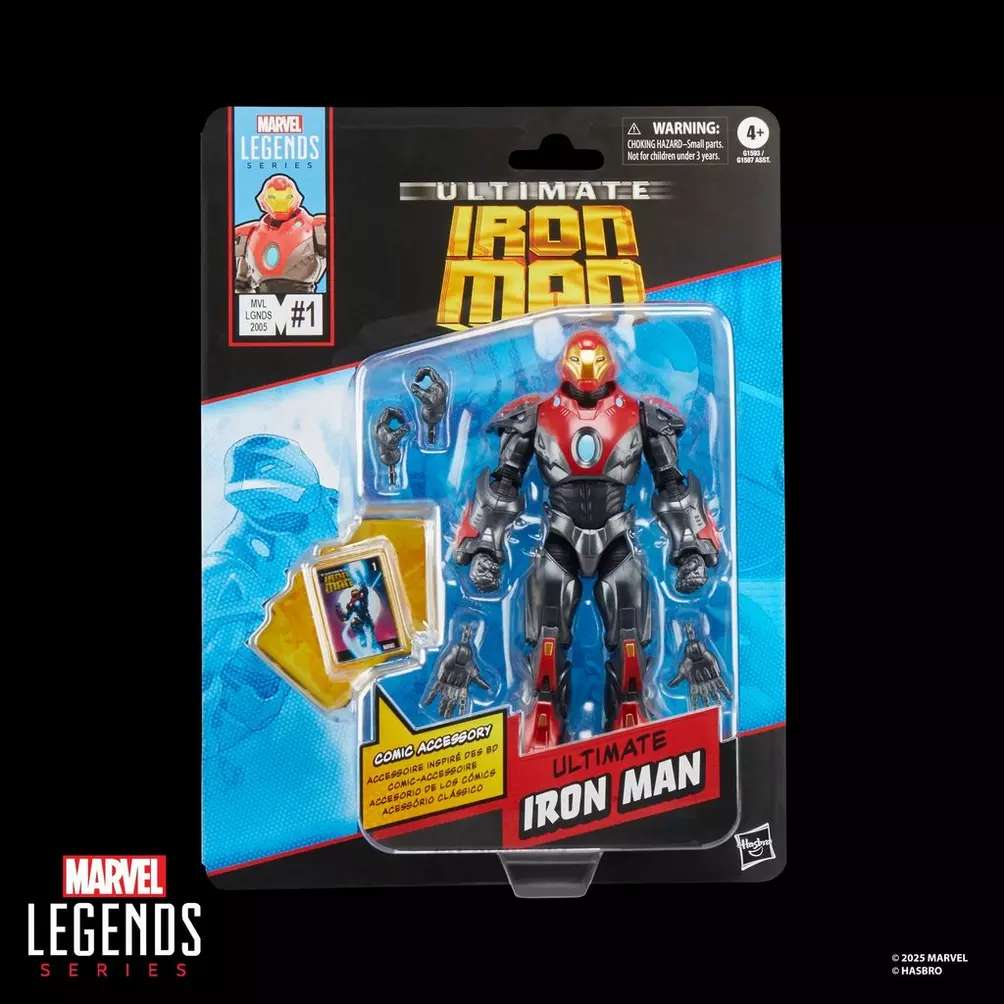 Marvel Legends Mini Comics Ultimate Iron Man Action Figur hasbro