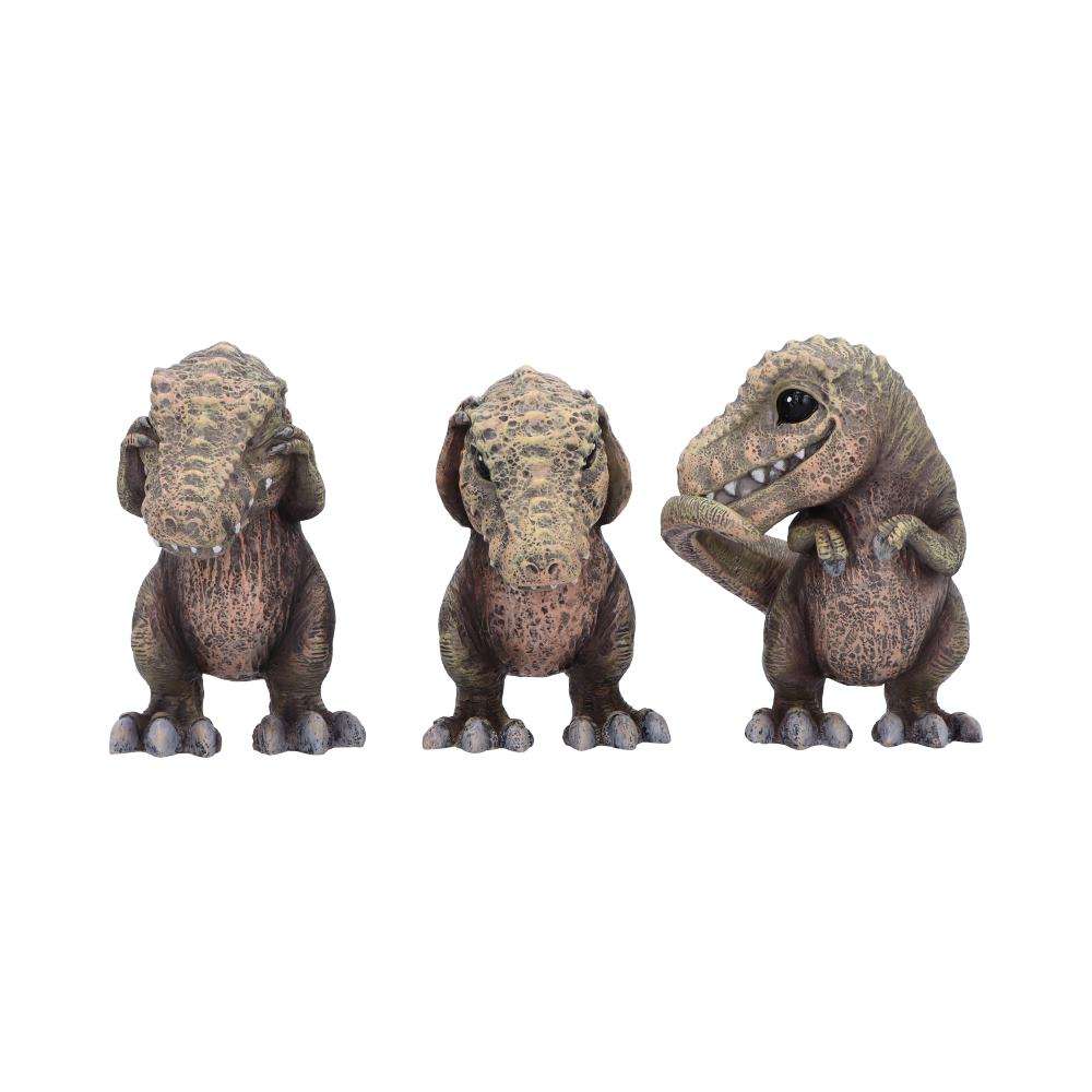 Tre Kloka Tyrannosaurus Rex Figuriner nemesis now