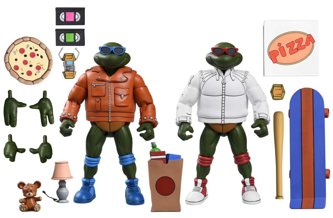 TMNT Punk Leo & Punk Raph 2-Pack Action Figures neca