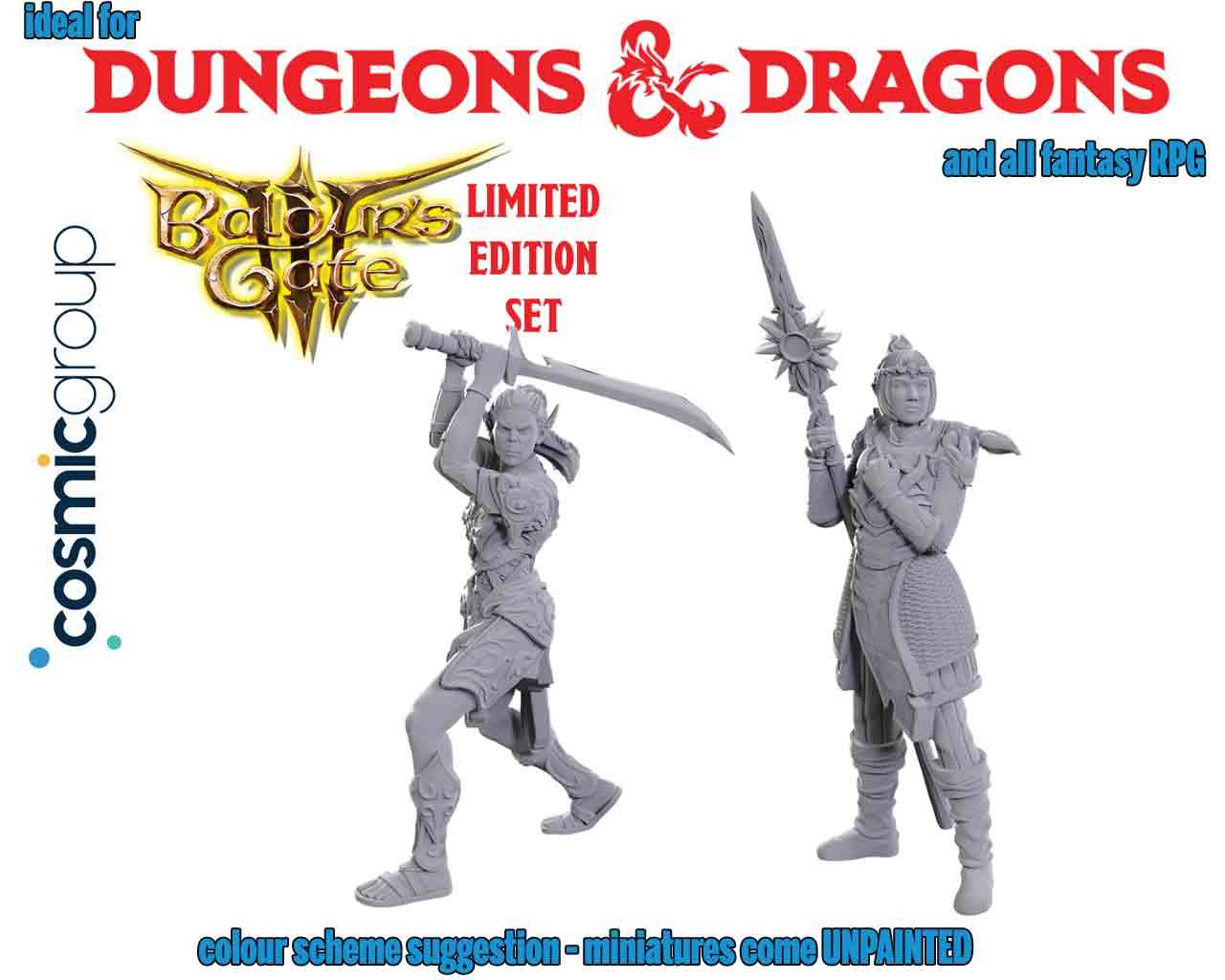 Dungeons & Dragons - Nolzur's Marvelous Miniatures - Special Edition Baldur's Gate 3: Lae'zel & Shadowheart wizkids