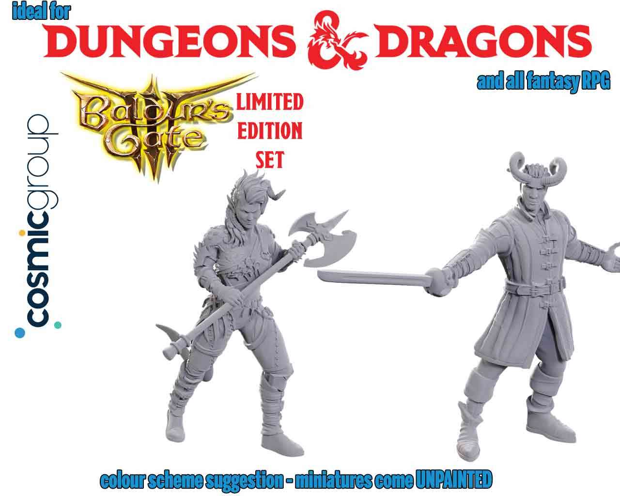 Dungeons & Dragons - Nolzur's Marvelous Miniatures: Special Edition Baldur's Gate 3 – Wyll & Karlach wizkids
