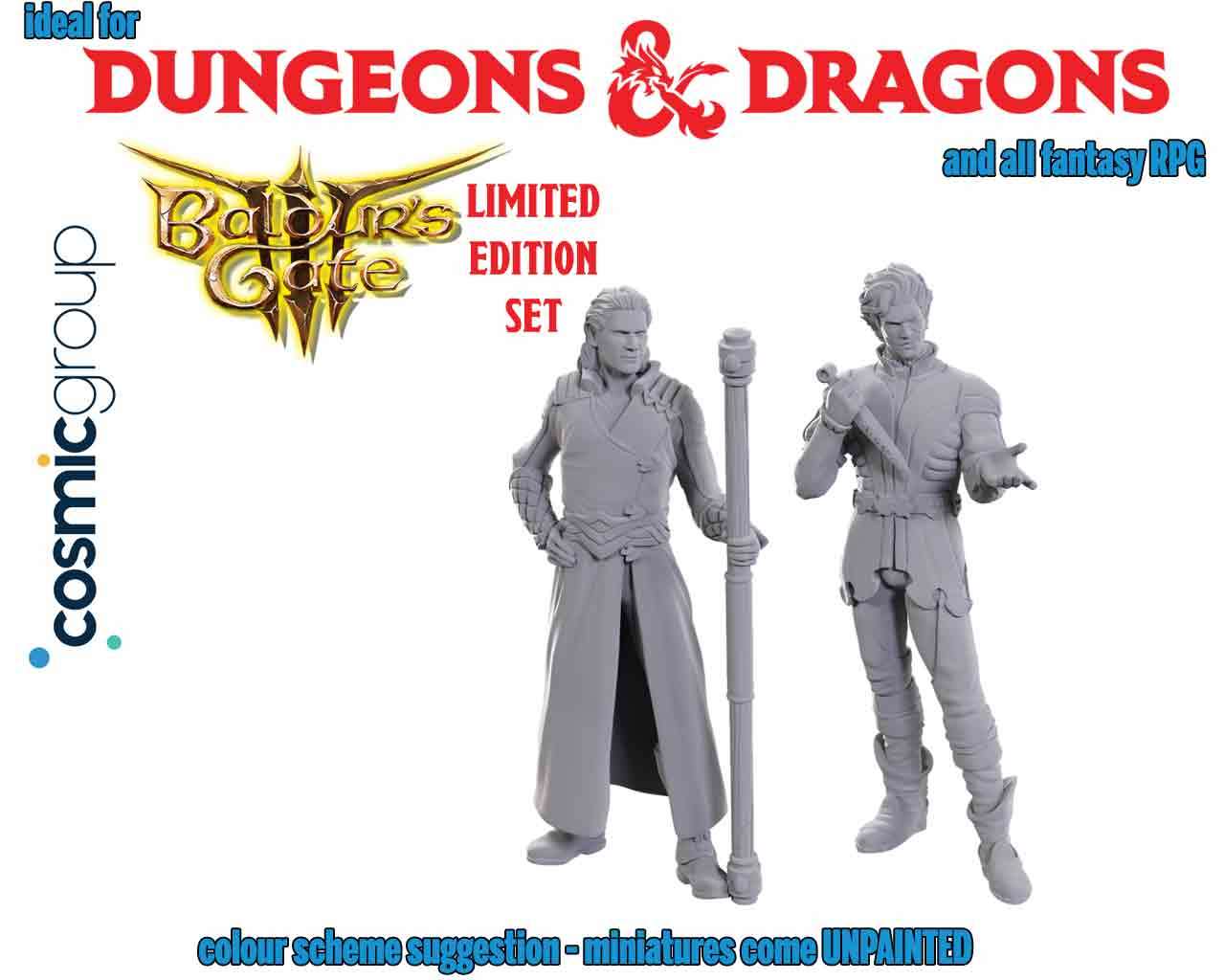 Dungeons & Dragons - Nolzur's Marvelous Miniatures - Special Edition Baldur's Gate 3 – Gale & Astarion wizkids