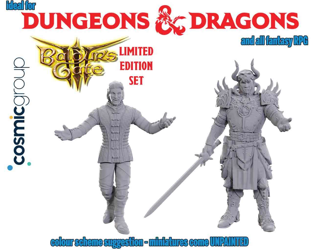 Dungeons & Dragons - Nolzur's Marvelous Miniatures - Special Edition Baldur's Gate 3 – Sarevok Anchev & Raphael wizkids