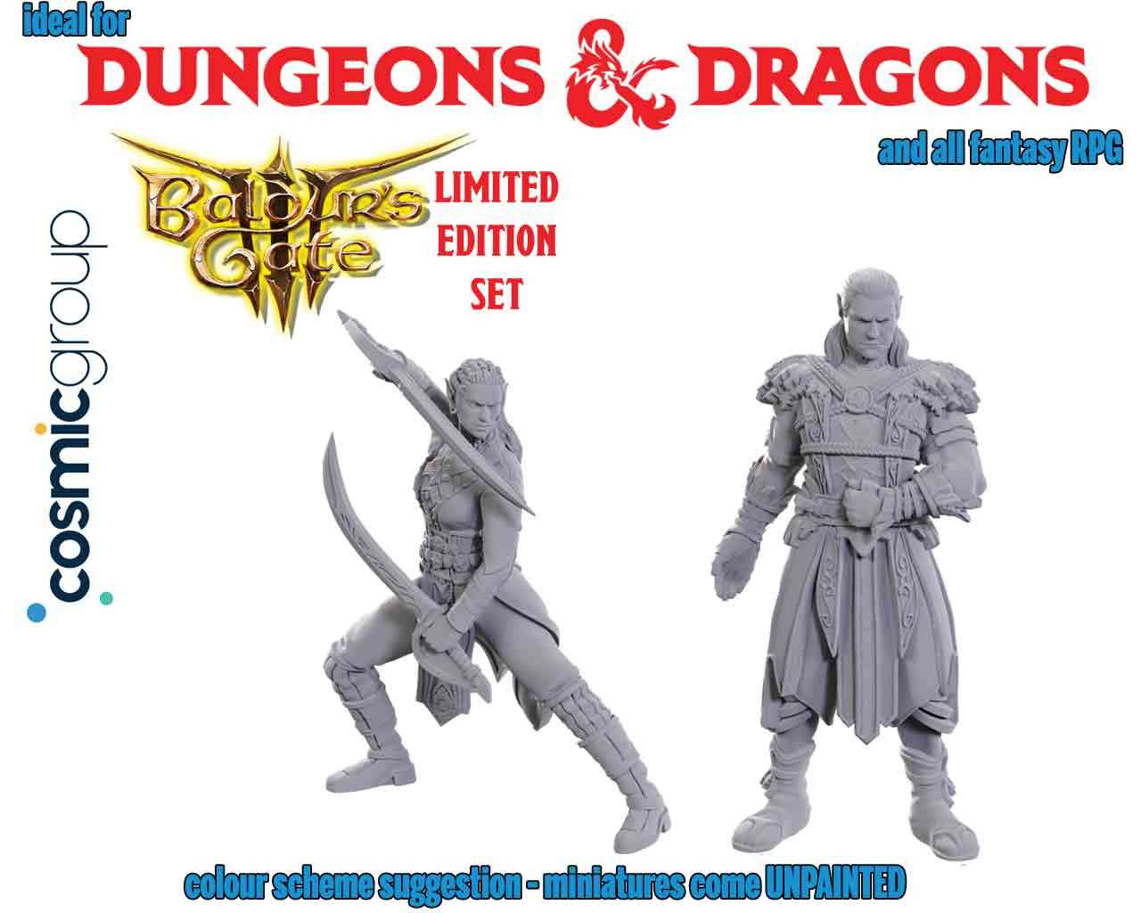 Dungeons & Dragons - Nolzur's Marvelous Miniatures - Special Edition Baldur's Gate 3 — Jaheira & Halsin wizkids