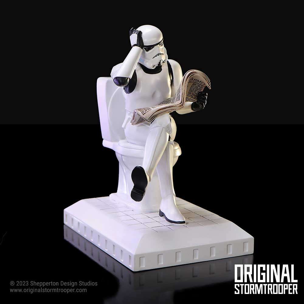 Stormtrooper Pooper Trooper Figurine på Toalett nemesis now