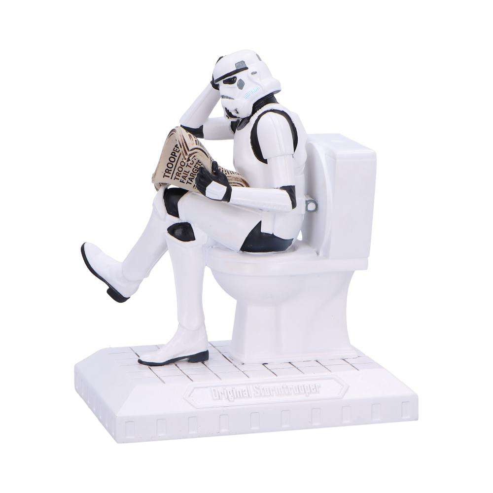 Stormtrooper Pooper Trooper Figurine på Toalett nemesis now