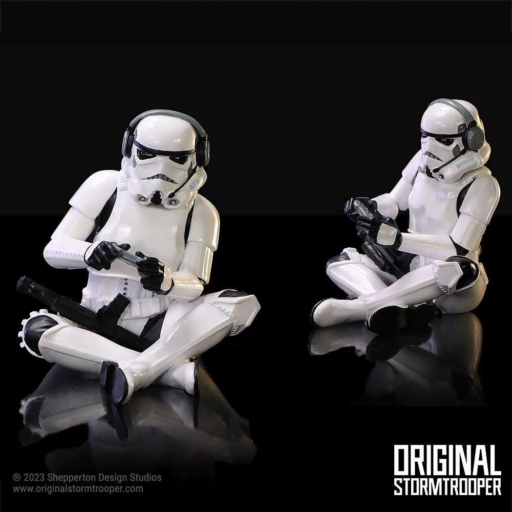 Original Stormtrooper What a Catch Fishing Figurine nemesis now