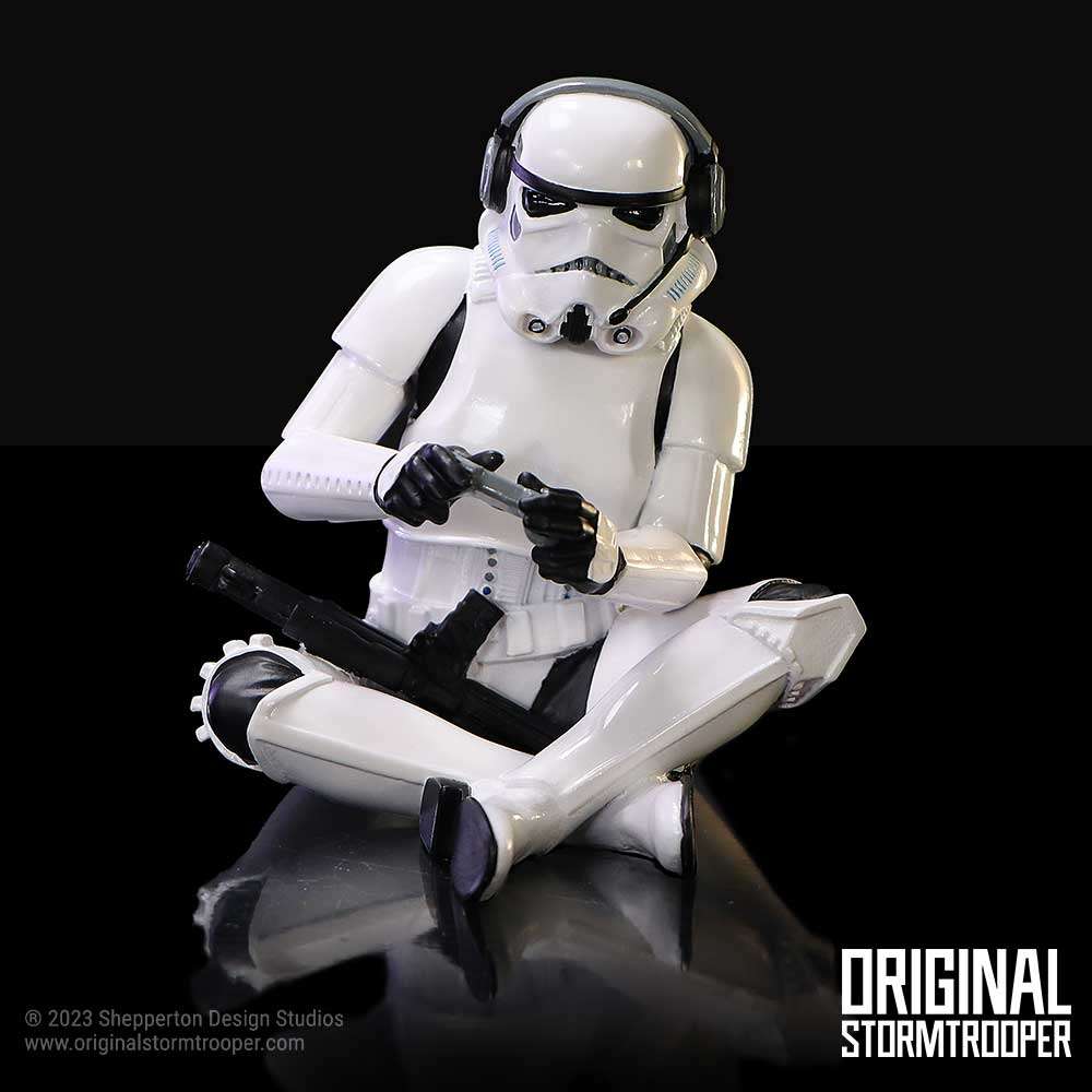Original Stormtrooper What a Catch Fishing Figurine nemesis now