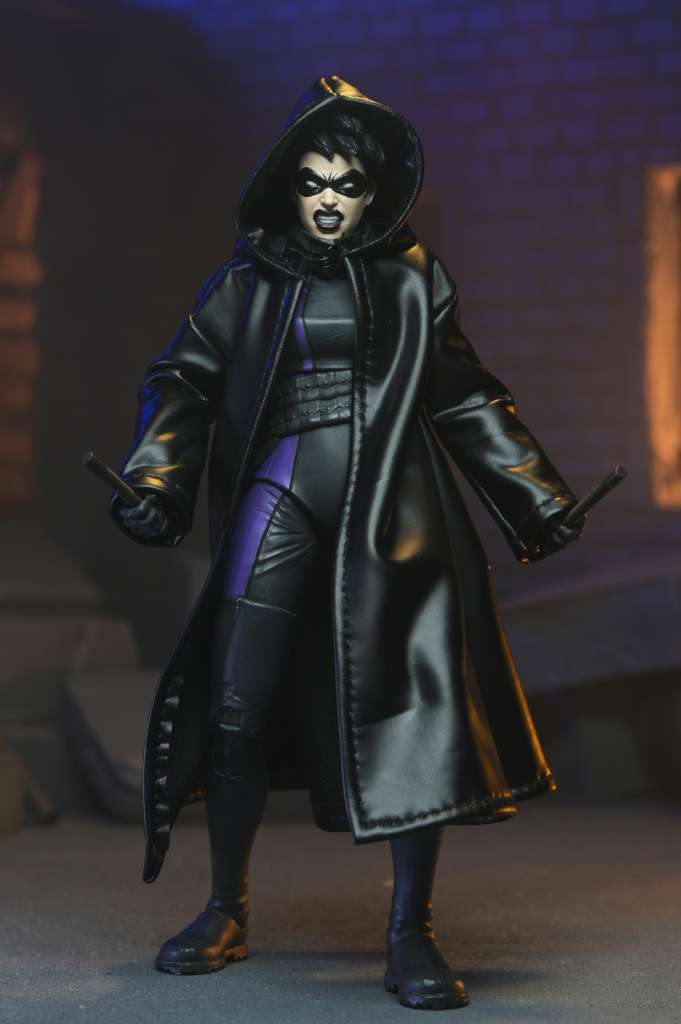 TMNT Last Ronin Casey Marie Actionfigur med Motorcykel neca