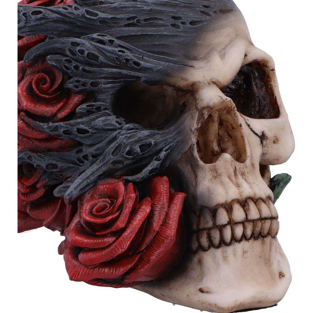Skull Soul Rose - Symbolisk Skalle med Rosenmotiv nemesis now