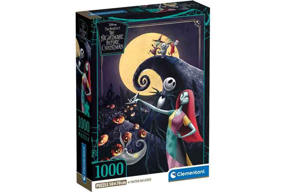 The Nightmare Before Christmas - Pussel 1000 bitar clementoni