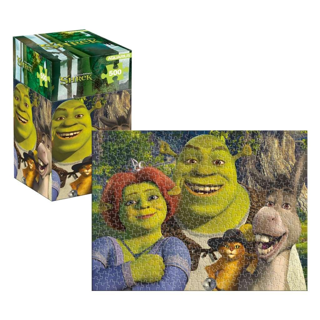 Shrek Familj 500 Bitars Pussel (Vertikal Låda) - Robotto