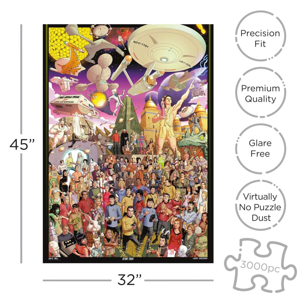 Star Trek Original Series 3000 Bitar Pussel aquarius ent