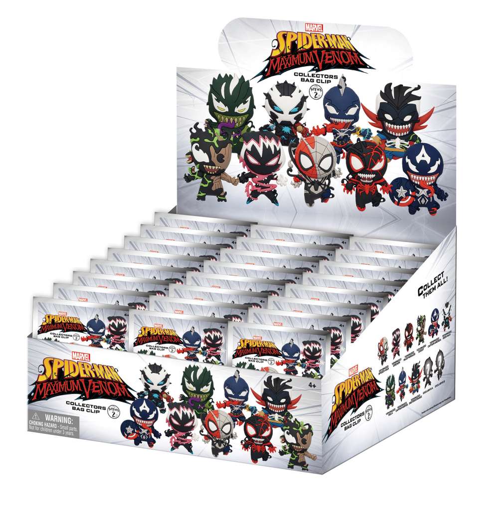 Venom Series 2 Bag Clip Display (24) monogram