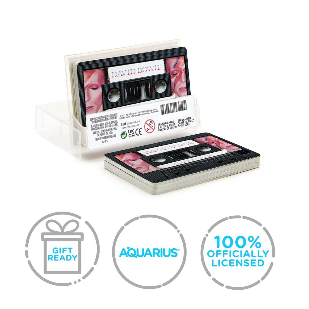David Bowie Kassetter Spelkort aquarius ent
