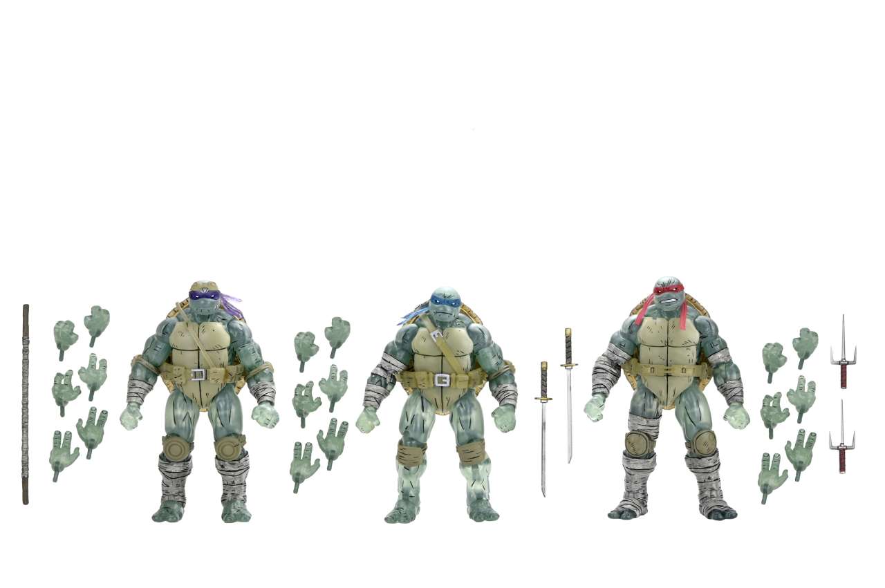 TMNT Last Ronin Ghost Brothers 3-Pack Action Figures neca