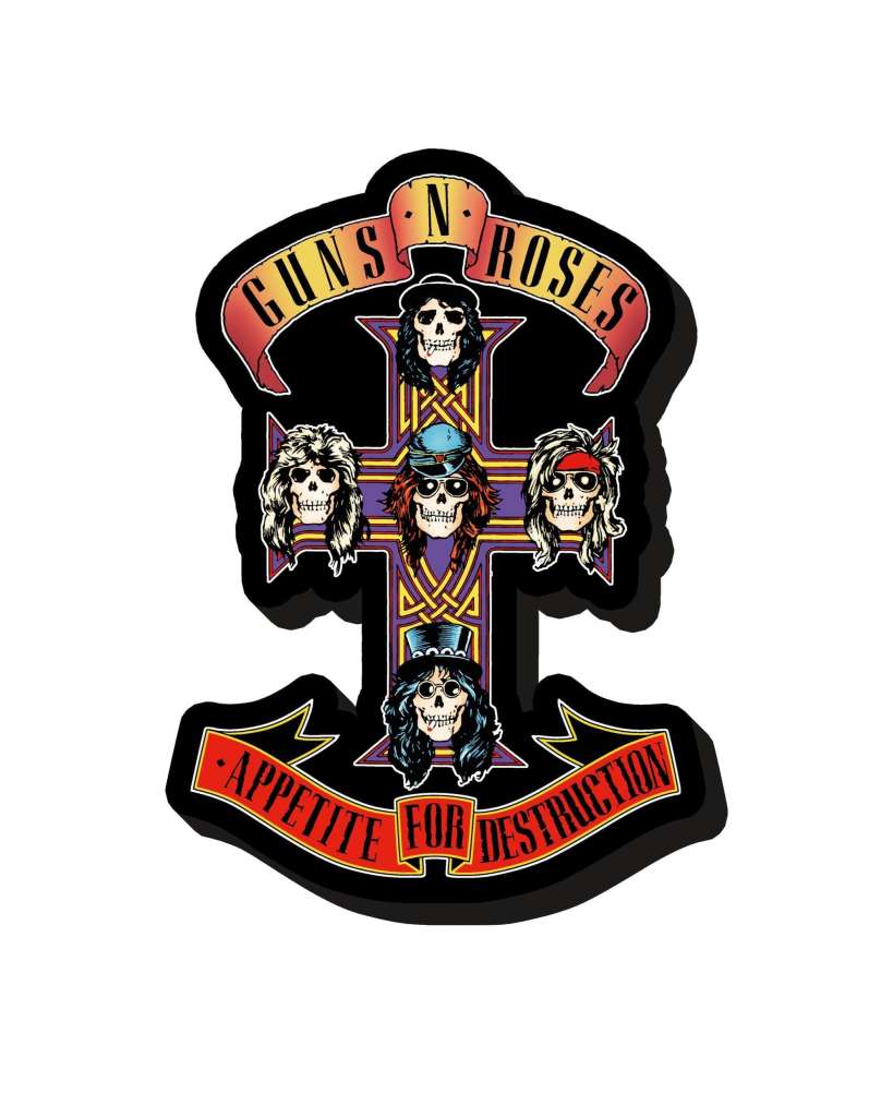 Guns N' Roses Appetite for Destruction Magnet aquarius ent
