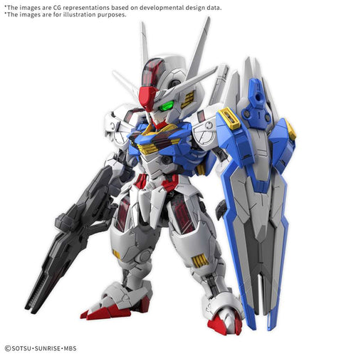 MGSD Gundam Aerial - Mångsidig Modell byggsats bandai model kit gunpla