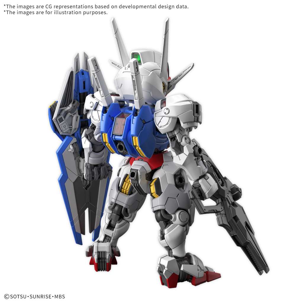 MGSD Gundam Aerial - Mångsidig Modell byggsats bandai model kit gunpla