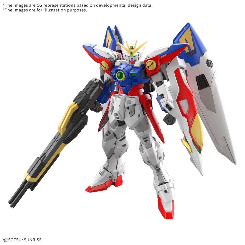 RG Gundam Wing Zero TV Version 1/144 - Professionell Modellbyggsats bandai model kit gunpla