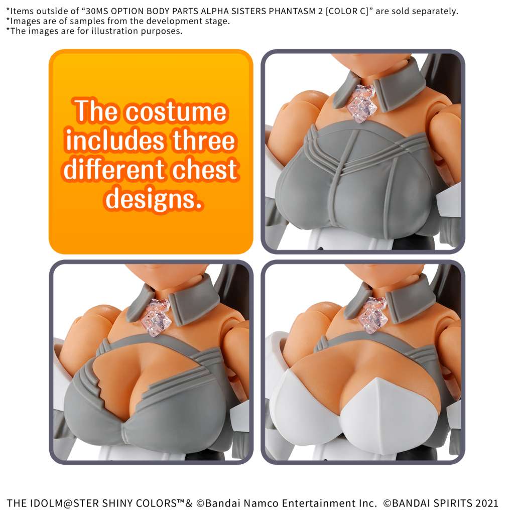 30ms Option Body Parts Alpha Sisters Phantasm 2 Color C bandai model kit gunpla