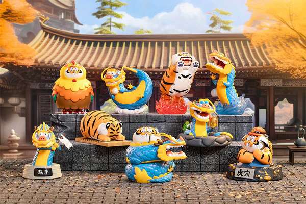 Alexander The Fat Tiger Long Teng Hu Ye Blind Box Display (8) funism