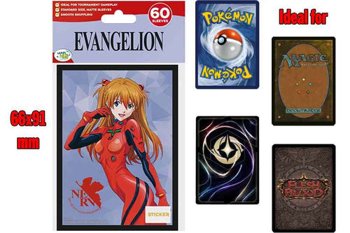 Neon Genesis Evangelion Skyddssleeves Asuka don t panic games
