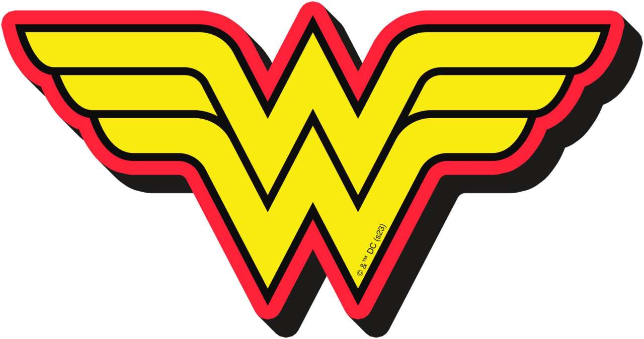 DC Comics Wonder Woman Logo Funky Chunky Magnet aquarius ent
