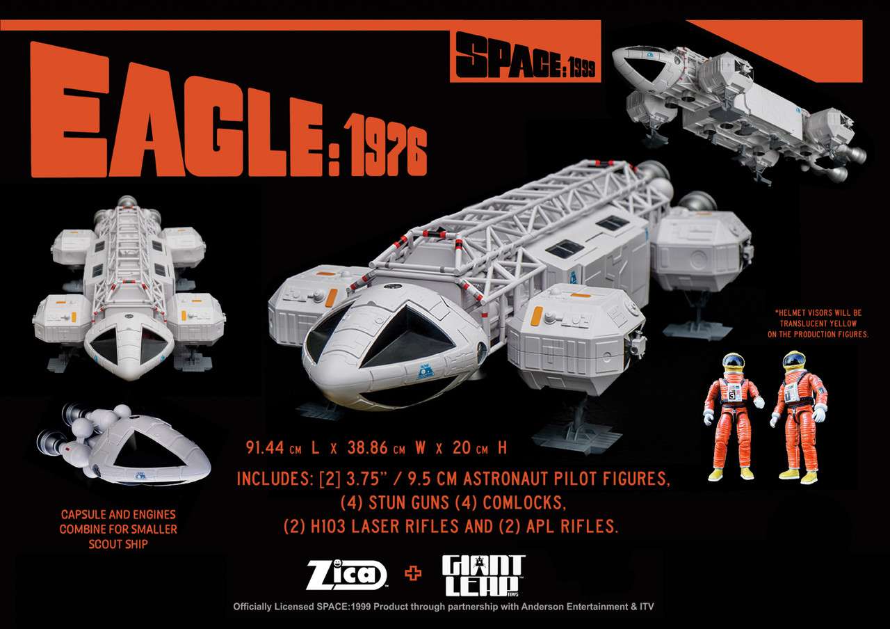 Space 1999 Eagle 1976 Retro Mattel Edition Playset zica toys
