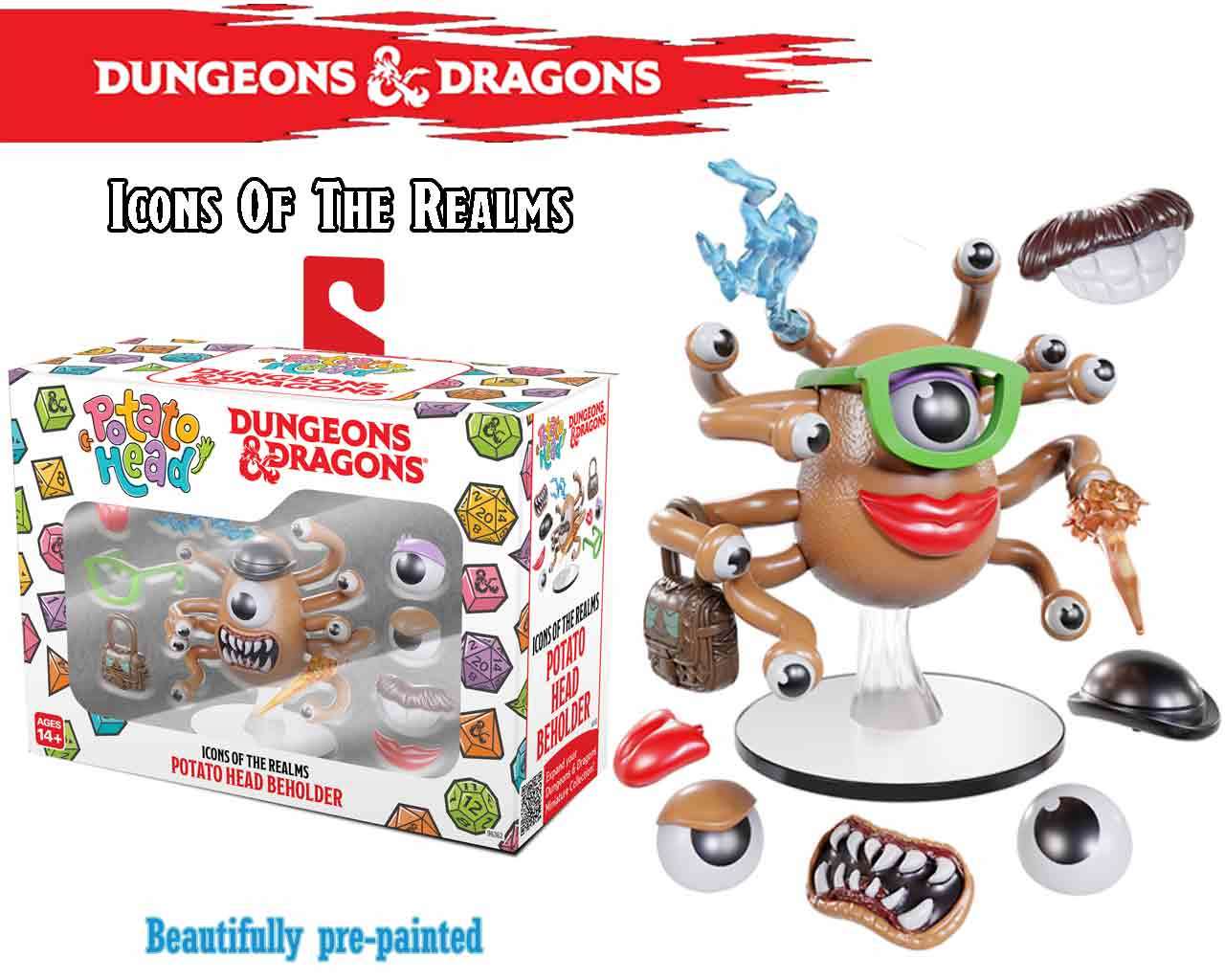 Dungeons & Dragons Icons of the Realms Potato Head Beholder Boxed Miniature wizkids