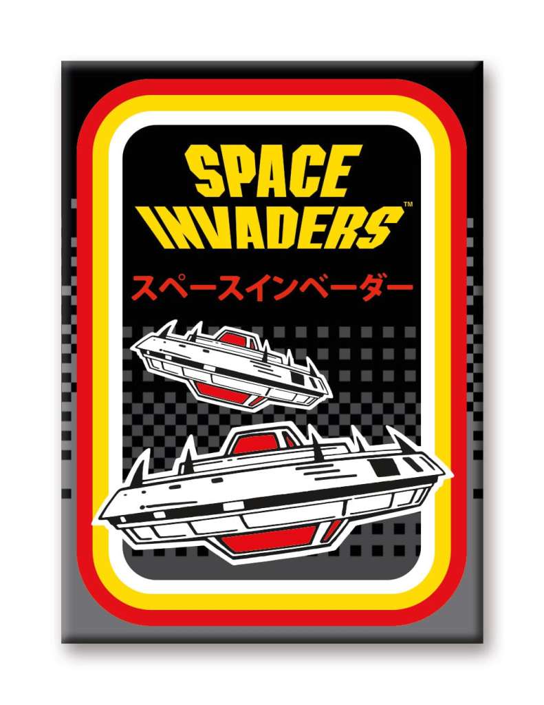 Space Invaders Rymdskepp Flat Magnet aquarius ent