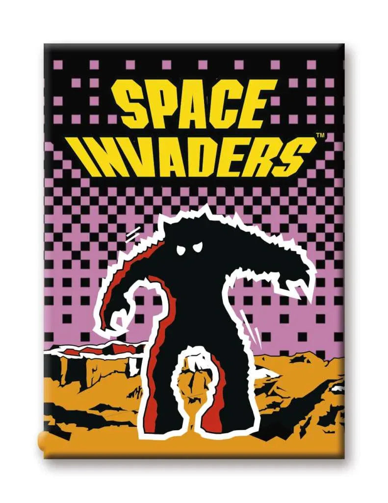 Space Invaders Månen Magnet - Robotto