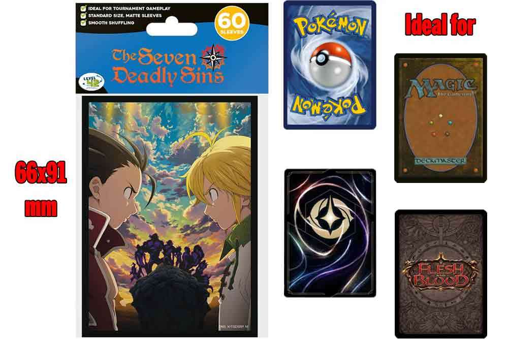 Seven Deadly Sins Skyddssleeves - 60-pack don t panic games