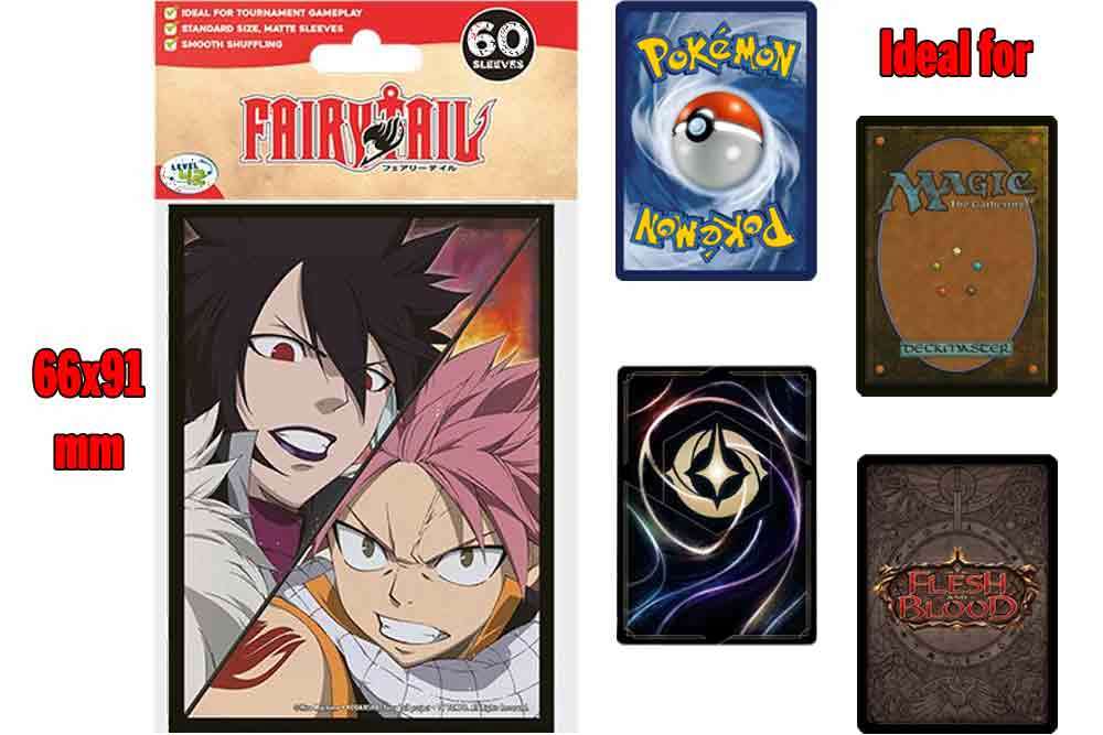 Fairy Tail Skyddande Sleeve - Natsu vs Macbeth don t panic games
