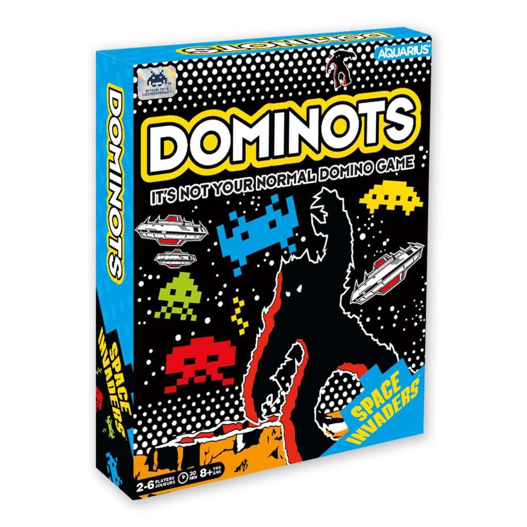 Space Invaders Dominots Spel – Glödande Tärningsspel - Robotto