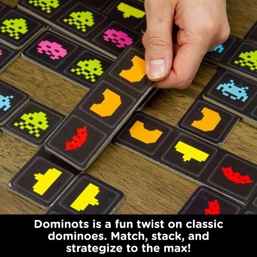 Space Invaders Dominots Spel – Glödande Tärningsspel - Robotto