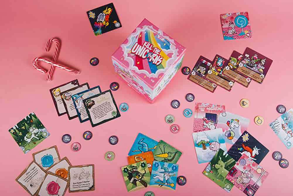 Kill the Unicorns - Samla och Jaga i ett Kortspel don t panic games