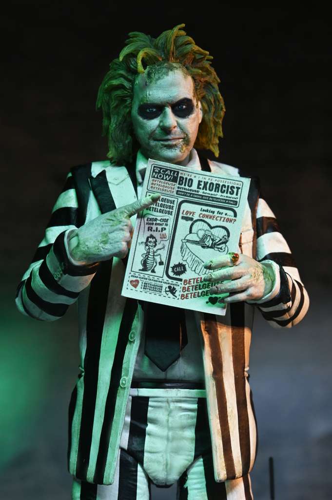 Beetlejuice 2 Ultimate Randig Kostym - Beetlejuice AF Robotto