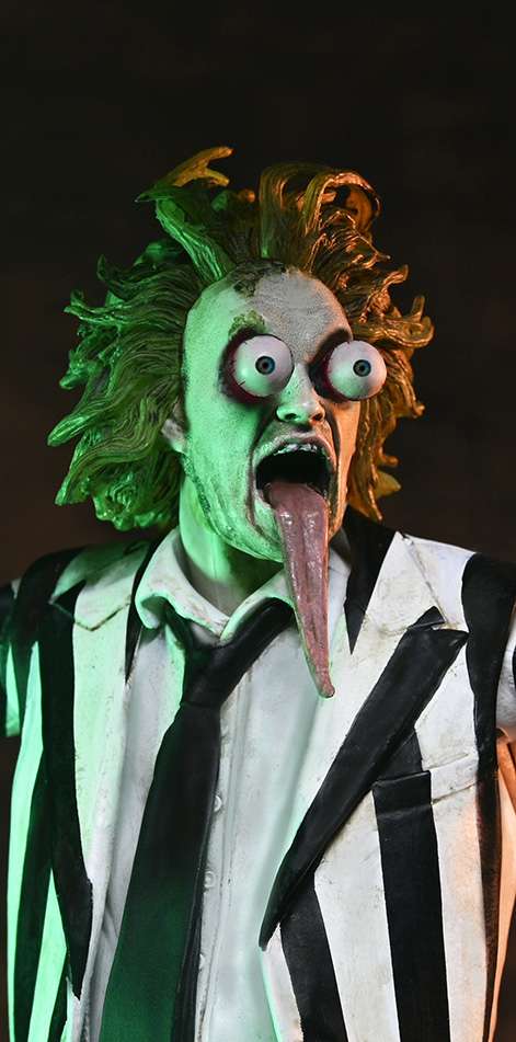 Beetlejuice 2 Ultimate Randig Kostym - Beetlejuice AF Robotto