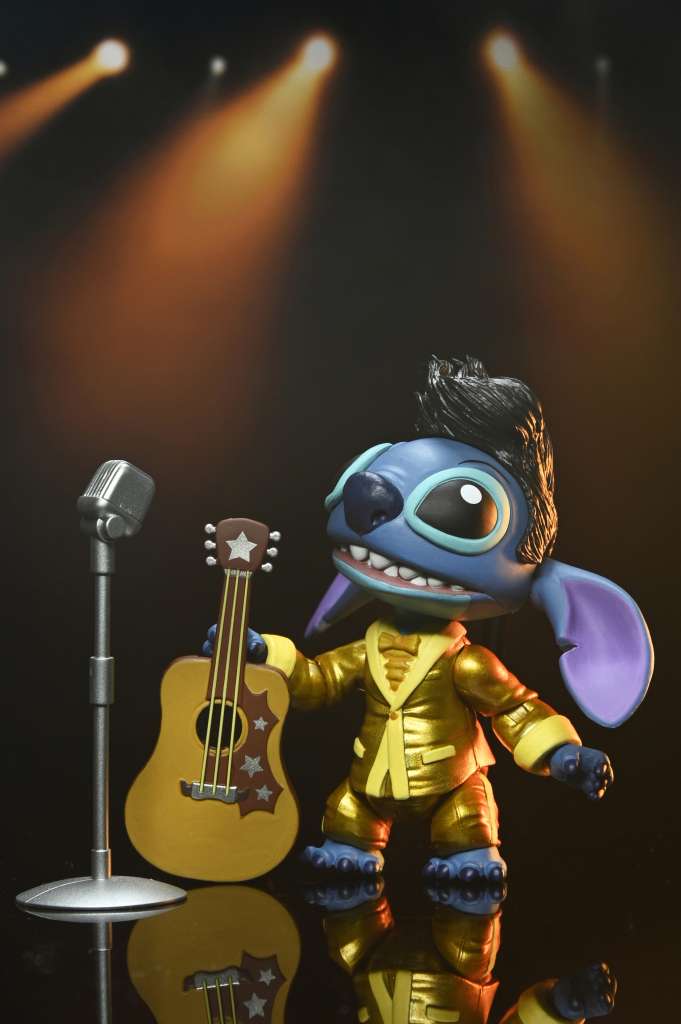 Disney Lilo & Stitch Gold Suit Elvis Stitch Ultimate AF Robotto