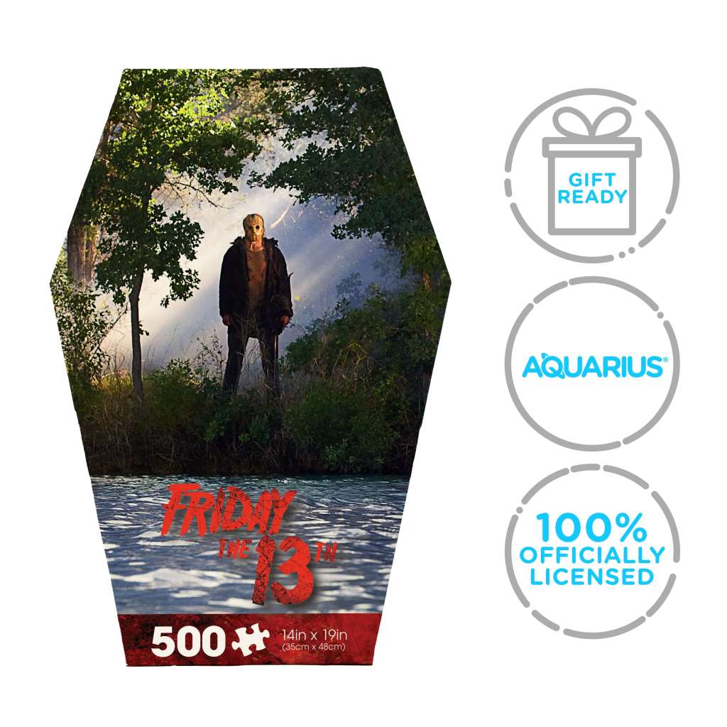 Friday the 13th Coffin Box 500 Bitars Pussel aquarius ent