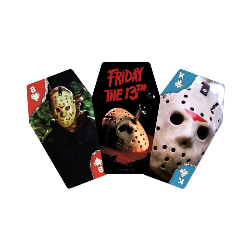 Friday the 13th Coffin Box Premium Playing Cards aquarius ent