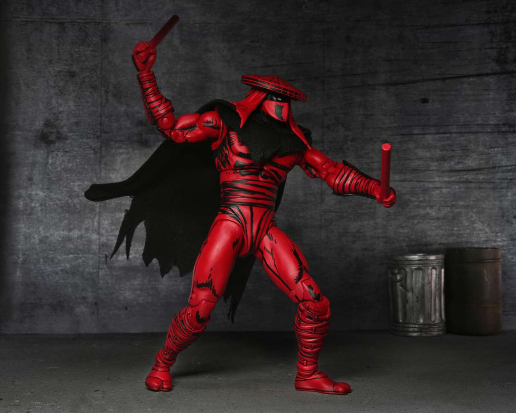 TMNT Mirage Red & Black Foot Assassin Actionfigur neca