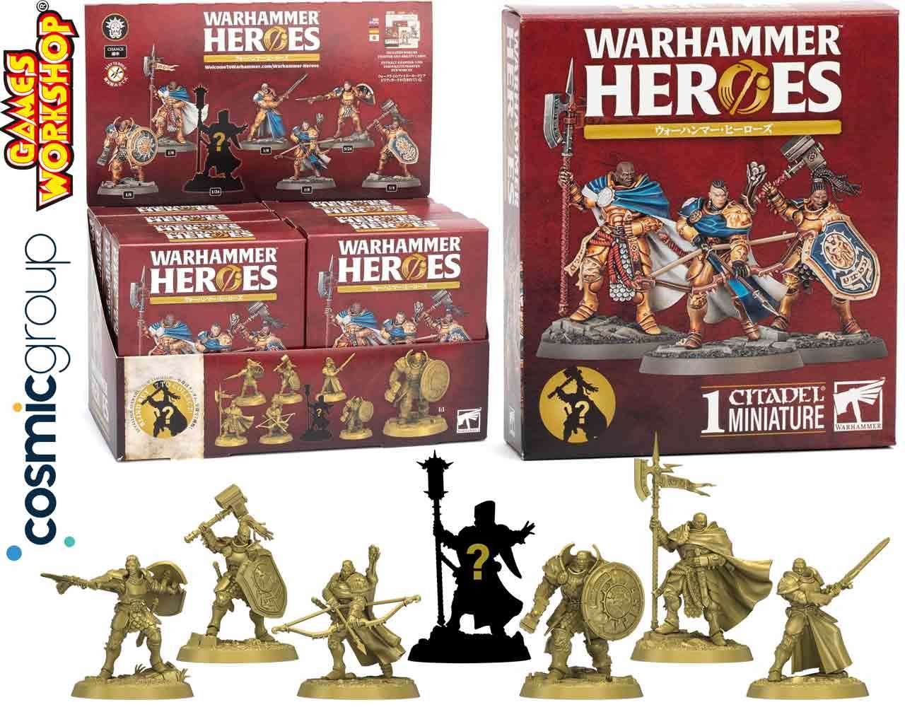 Warhammer Heroes Stormcast Eternals Display (8) games workshop